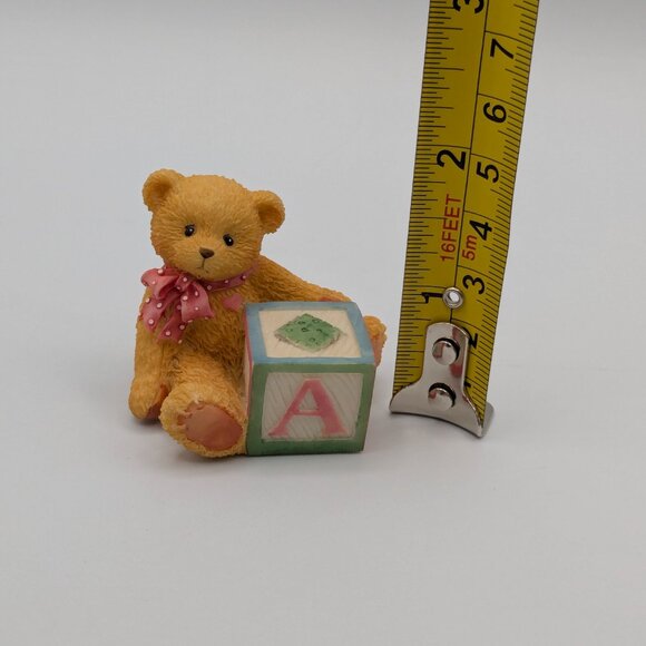 Cherished Teddies Bear with ABC "A" Block (158488A) 1995 - Picture 9 of 10